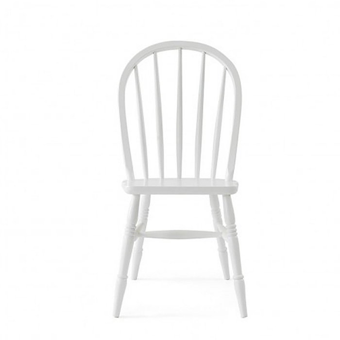 Hanah Home Silla Albero07 Madera de Haya Blanca 47x45x100 cm